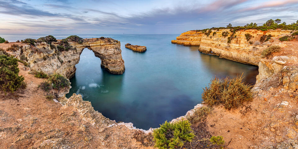 Sunrise at Albandeira Arch