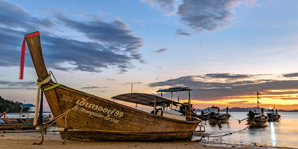 Phang Nga Bay Sunset Panorama