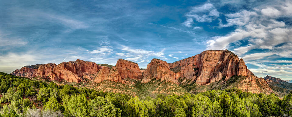 Kolob Canyons at Sunset