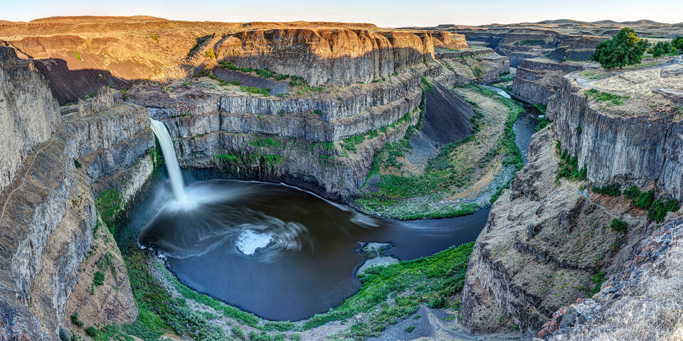 Palouse Falls at Sunset