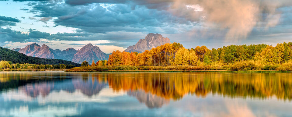 Autumn Sunrise at Oxbow Bend