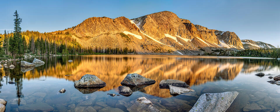 Sunrise at Lake Marie