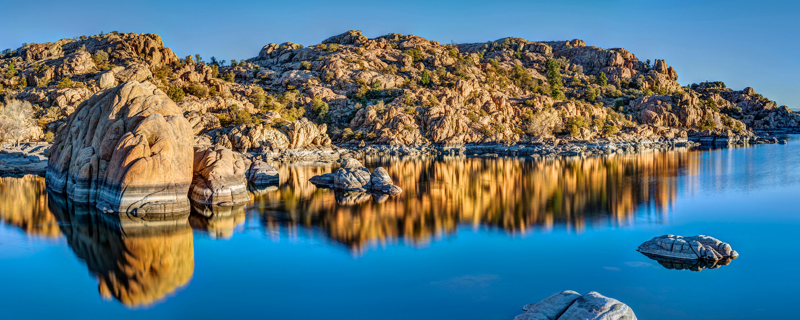 Watson Lake Panorama There are so many beautiful places to see in Arizona, it's hard to keep track of them all. Watson Lake, shown here shortly after...