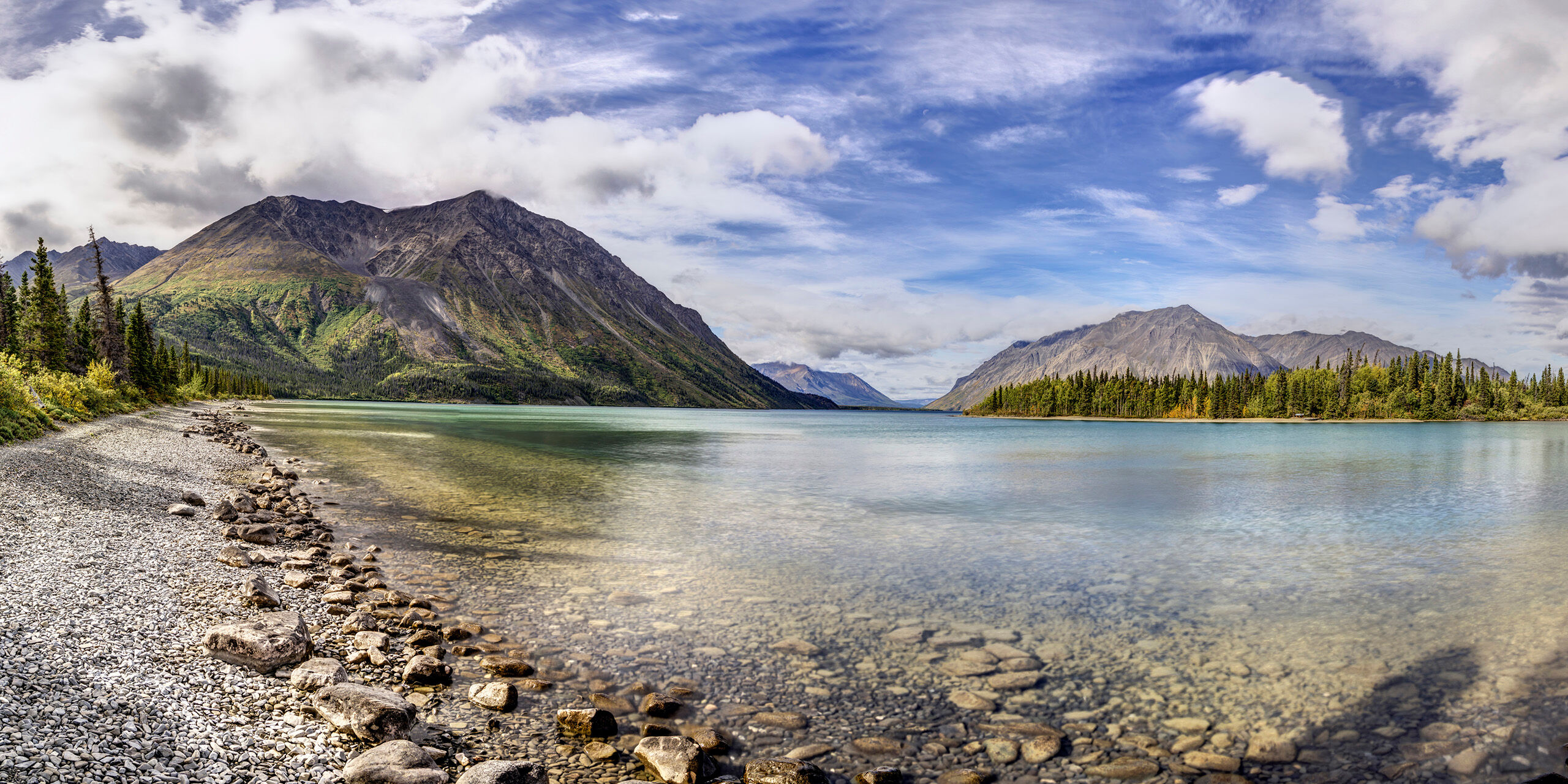 Kathleen Lake Kathleen Lake, in Canada's Yukon Territory, was an unexpected delight. Just south of Haines Junction, on the west side of the...