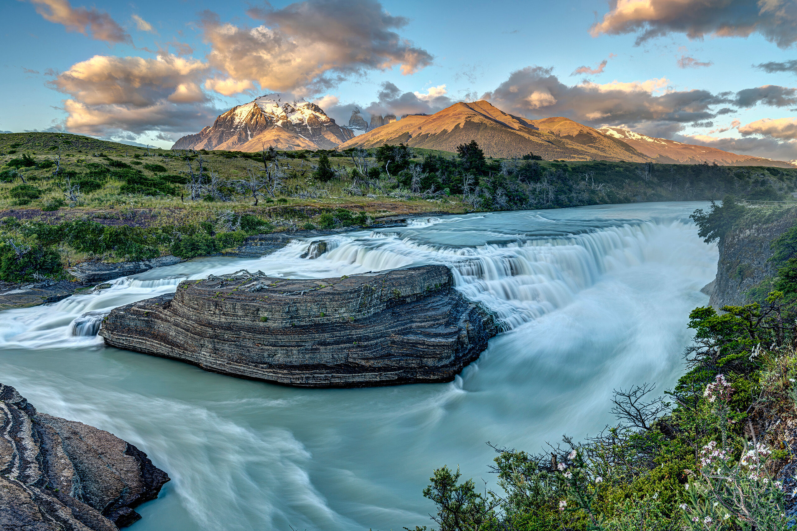 Cascado Rio Paine Southern Chile's Torres del Paine National Park is one of the most beautiful places on the planet. And the crowds aren't terrible...