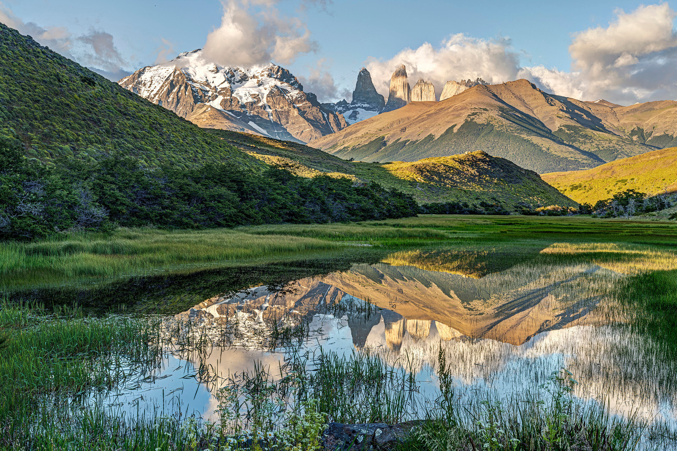 Torres Del Paine Reflection I woke up before sunrise on January 1, 2020, at Lago Azul (Blue Lake) campground in Chile's majestic Torres del Paine National...
