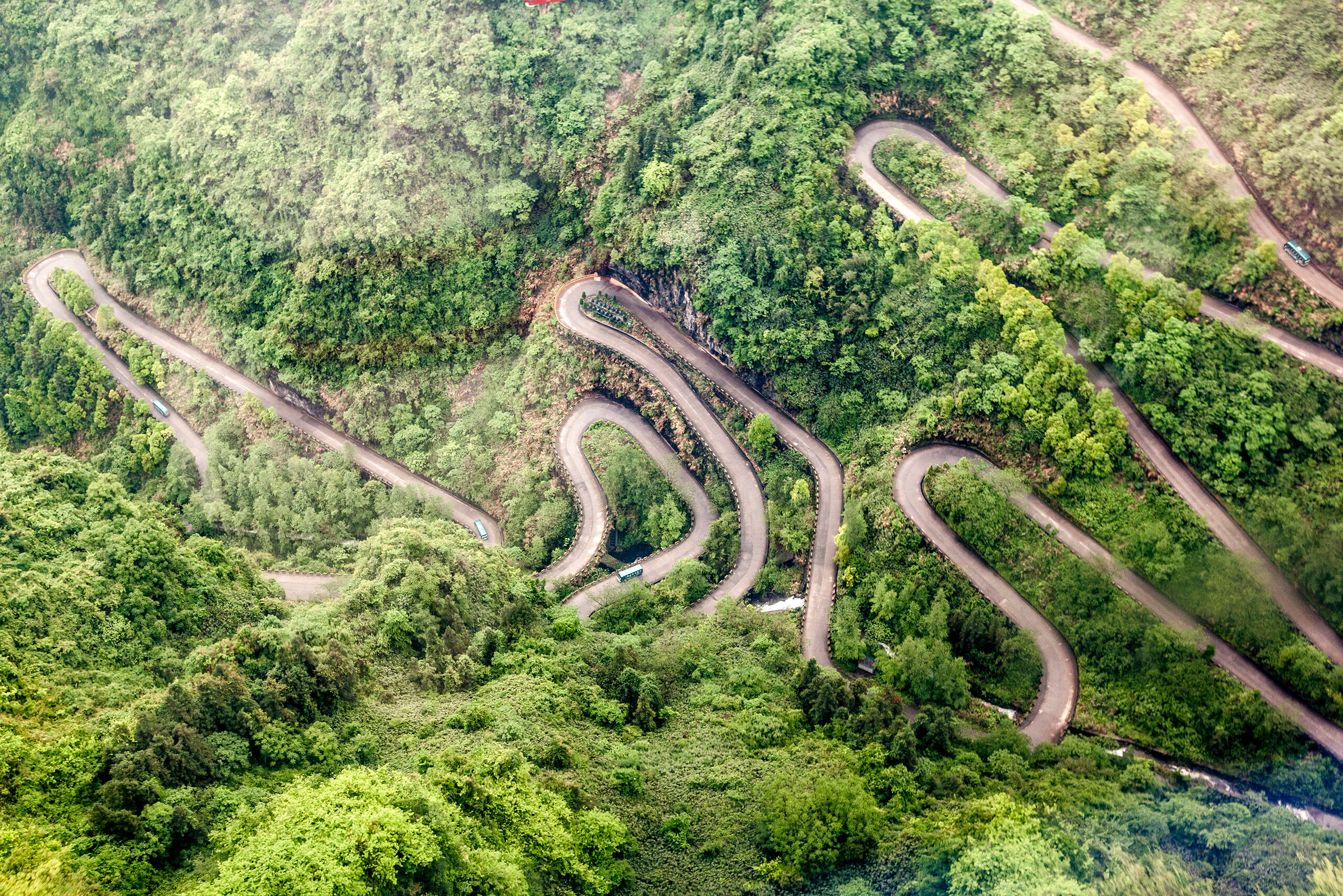 Heaven Linking Avenue Tianmen Mountain National Park, a couple hours north of Hong Kong, is a beautiful place, although frequently socked in by clouds...