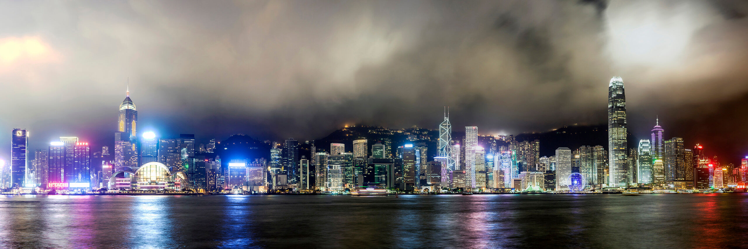 Hong Kong Night There's a strong case to be made for Hong Kong's skyline to be named the most beautiful of any city on earth.