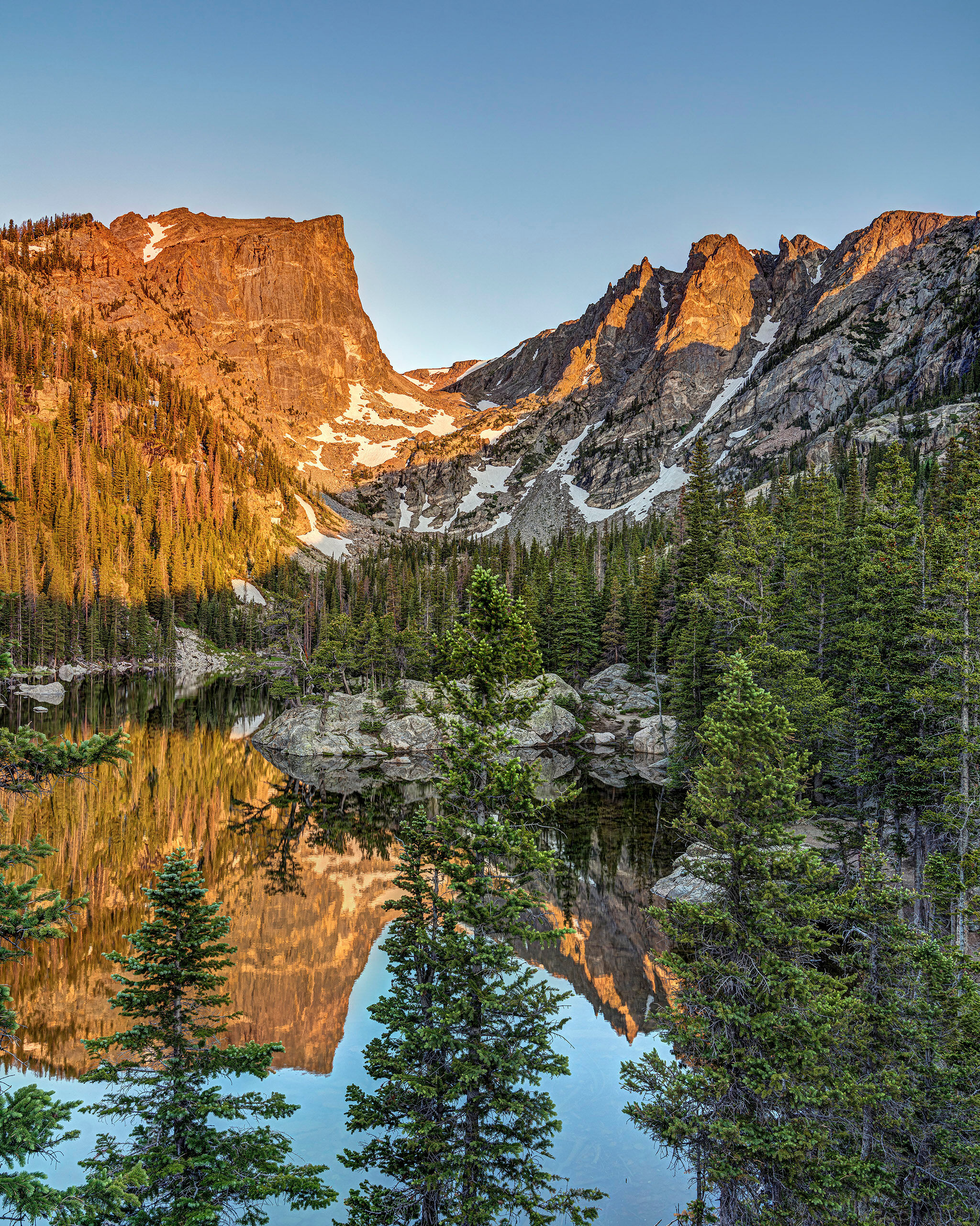 Dream Lake Portrait Perhaps the busiest trails in Colorado's spectacular Rocky Mountain National Park are those around Bear Lake. My favorite of...