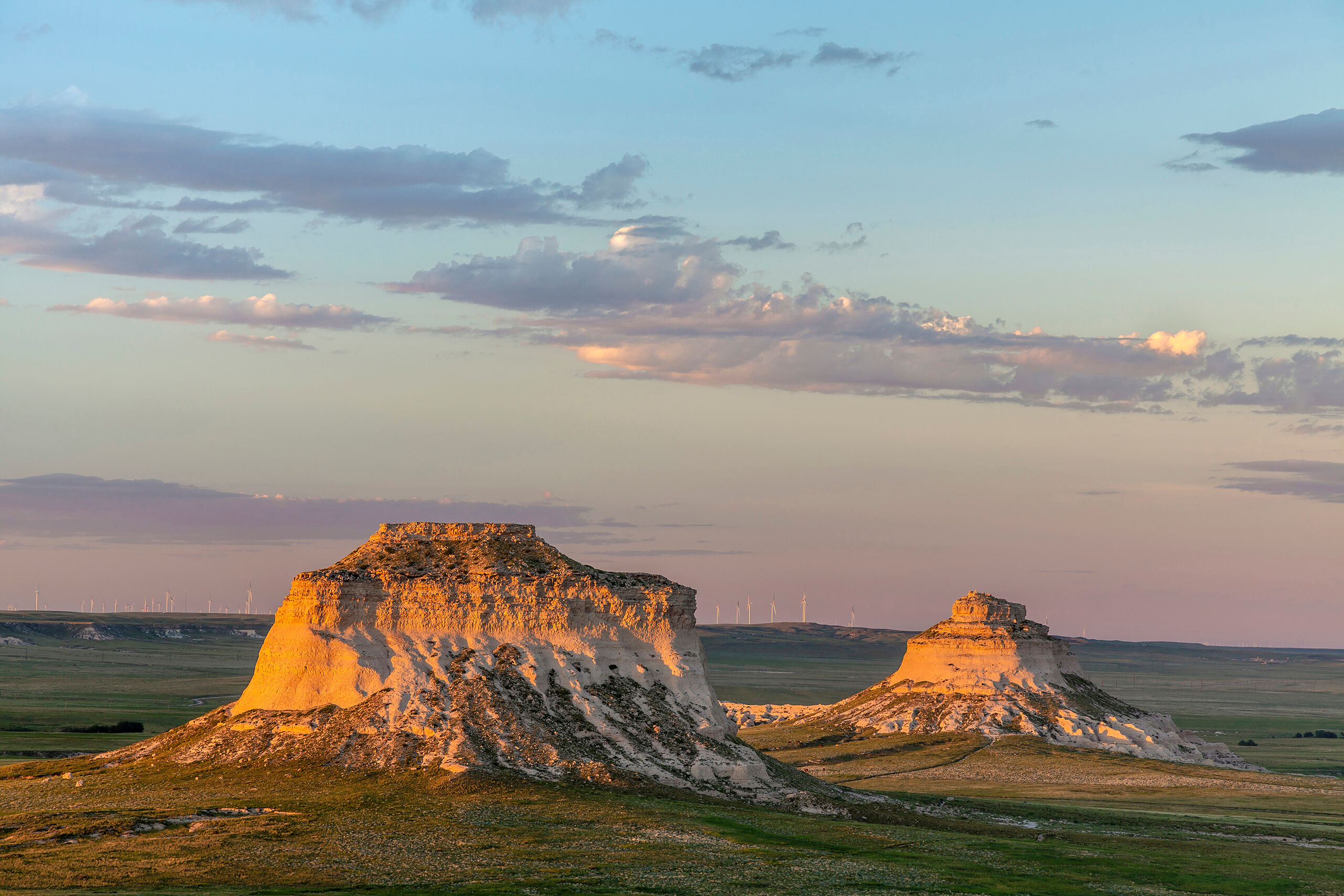 Pawnee Buttes at Sunset Most of Colorado's known natural beauty is due to the fact that the western portion of the state is occupied by the beautiful...