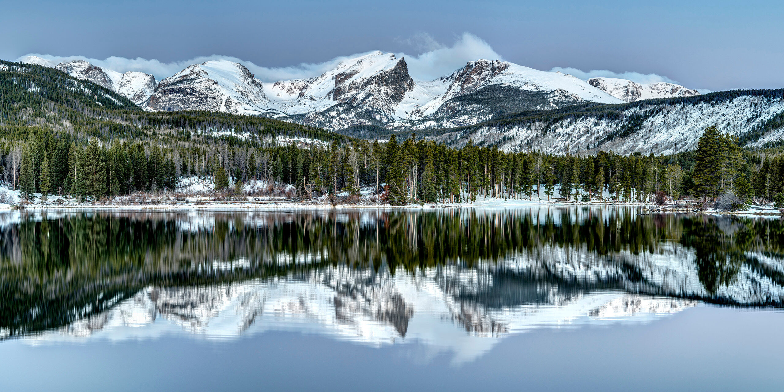 Sprague Lake Dawn Rocky Mountain National Park's Sprague Lake is an easy-to-reach gem. It is still plenty cold and there's traditionally quite...