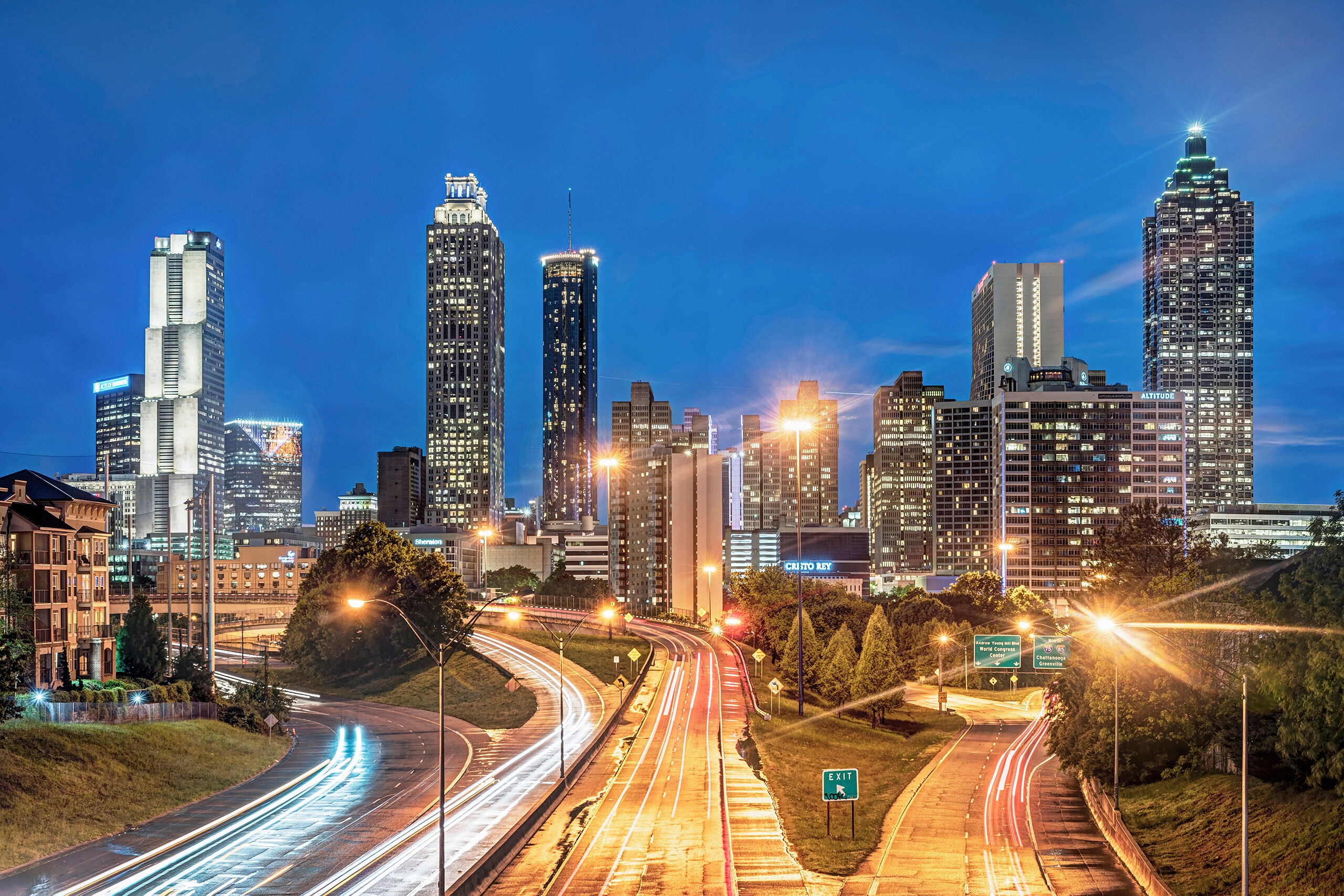 Atlanta at Night from the Jackson Street Bridge Starting in 2018, every time I visited a new city, and had the opportunity to do so, I made it a point to try and photograph...