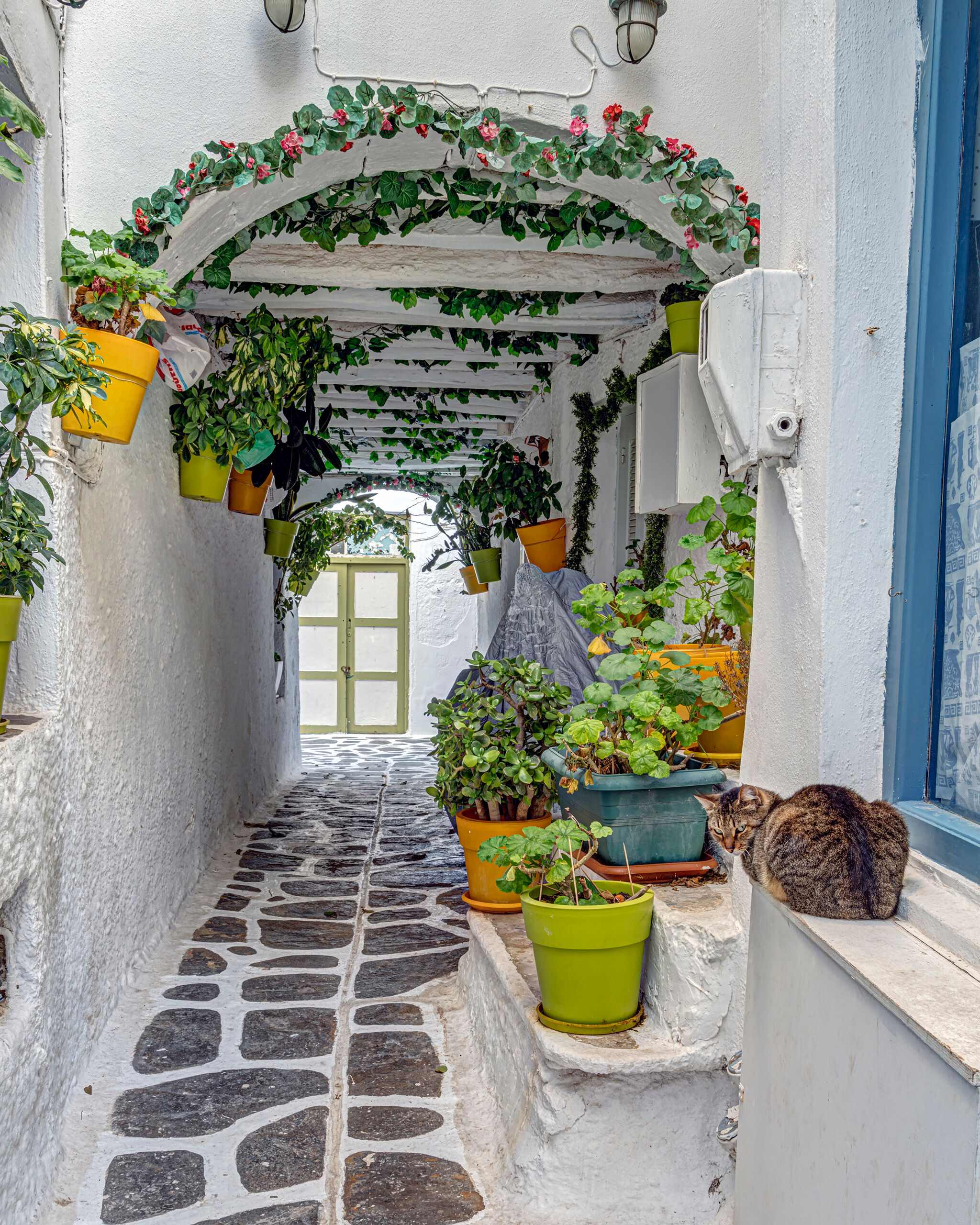 Narrow Passage in Naxos Naxos is a small island in the Greek archipelago, and the main city on the island, conveniently also named Naxos (confusingly...
