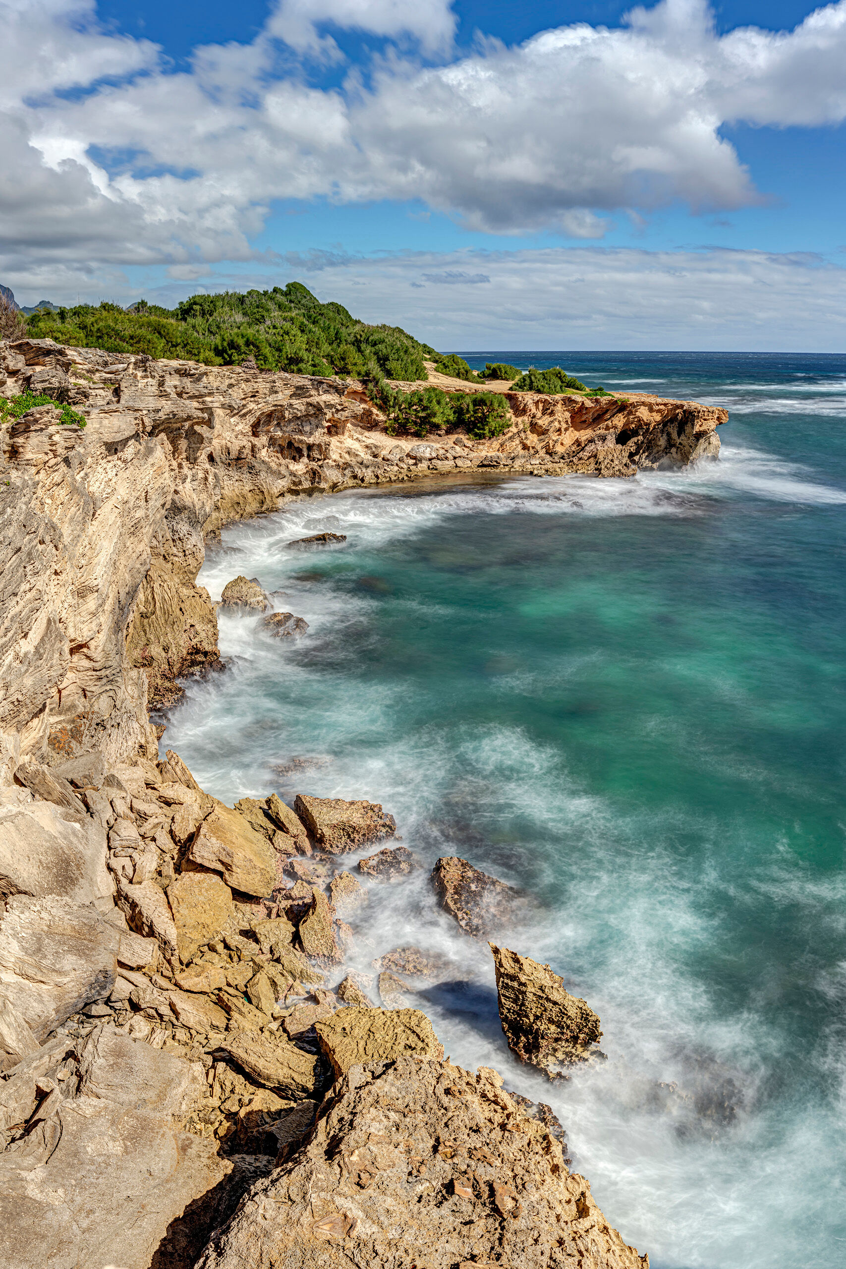 Shipwreck Cove Kaua'i's Shipwreck Beach is so named for a small wooden boat that laid at the water's edge for many years, but Hurricane Iwa...