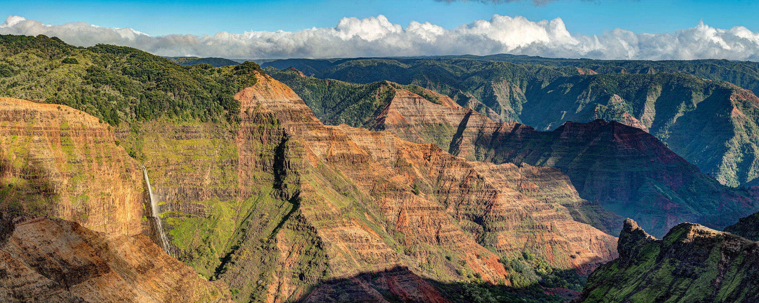 Waimea Panorama Waimea Canyon, or the “Grand Canyon of the Pacific,” is a 3,000 foot deep canyon on the western side of the Hawaiian...