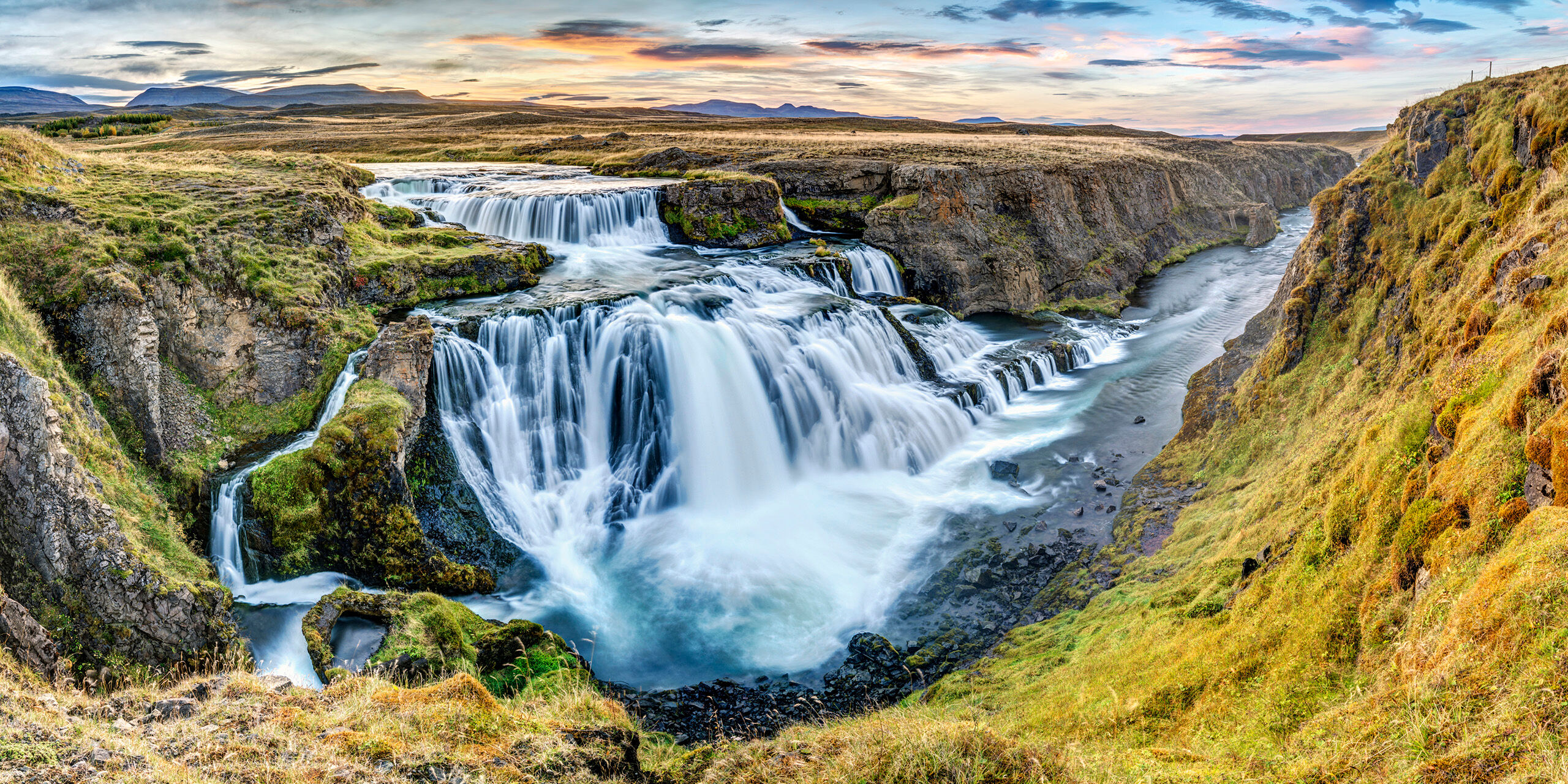Sunset at Reykjafoss Most of the sites I visited in Iceland were well-marked on maps, roads, and tourist books. Reykjafoss, on the other hand, remains...