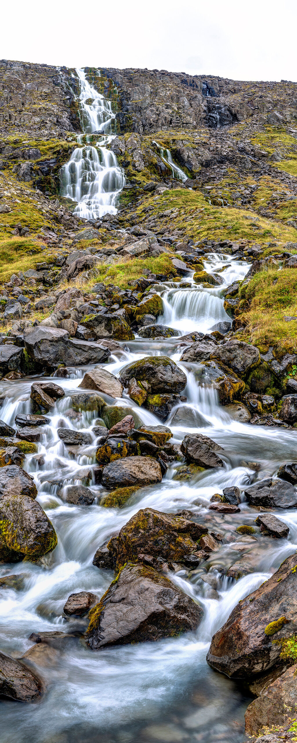 Unnamed Waterfall Near Dupavik Iceland is a small country with an even smaller population, so traveling through much of it provides a peaceful feeling of emptiness...