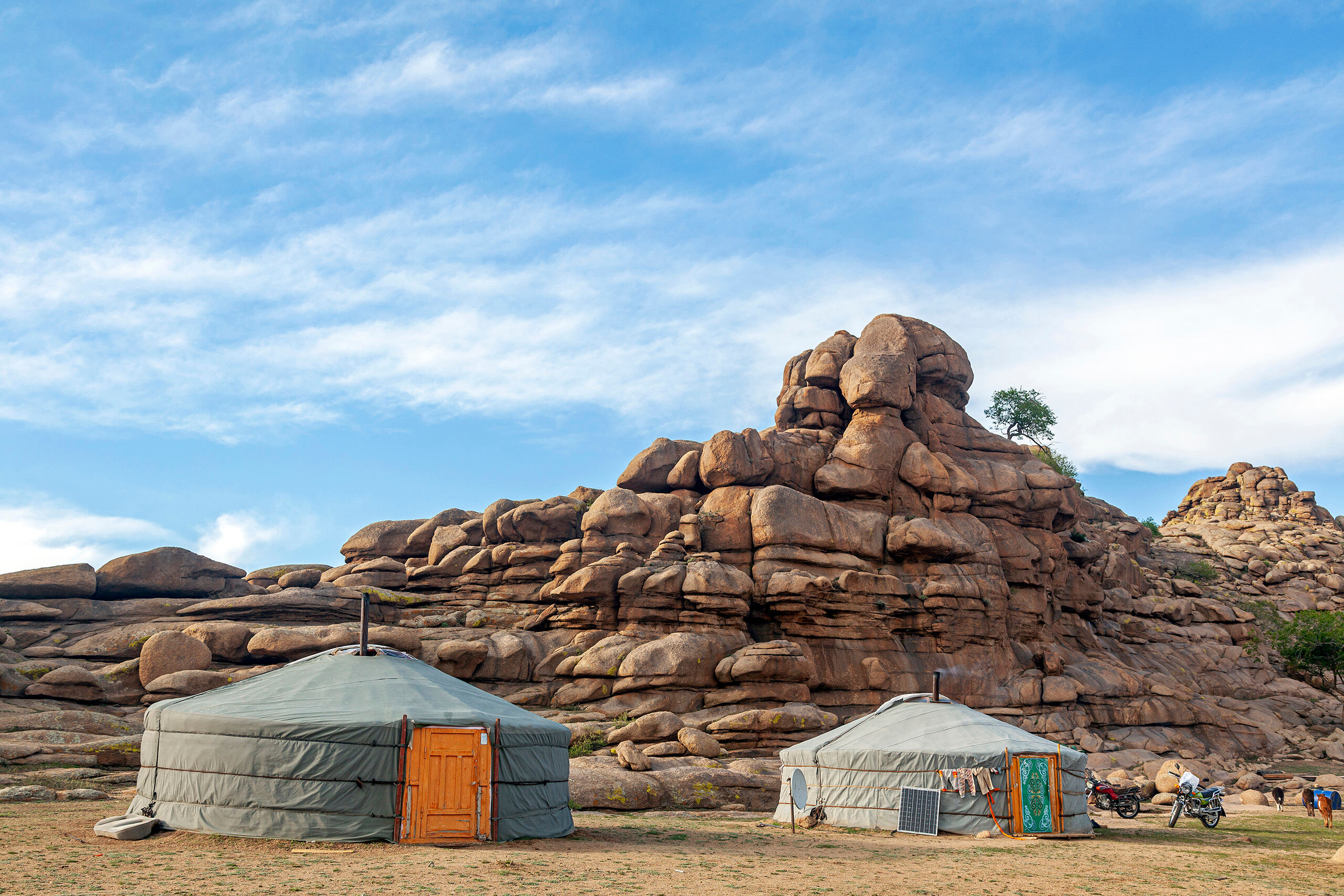 Gers Although tourism exists in Mongolia, outside of Ulaanbaatar, there are virtually no hotels, guesthouses, hostels, etc. When I...