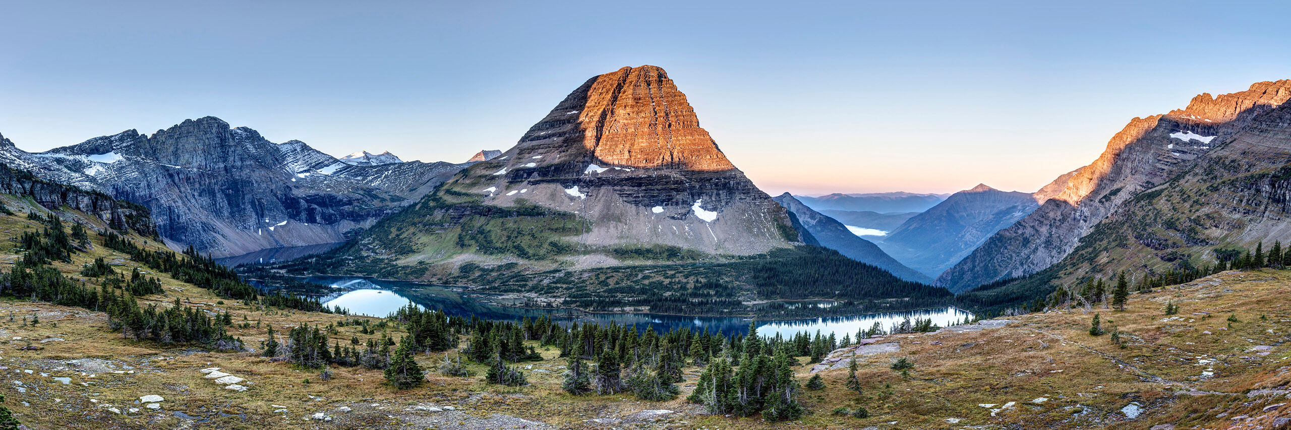 Hidden Lake Sunrise I got up early on the morning of September 16, 2016, with the hope of getting a photo of the nearly-full moon setting behind...