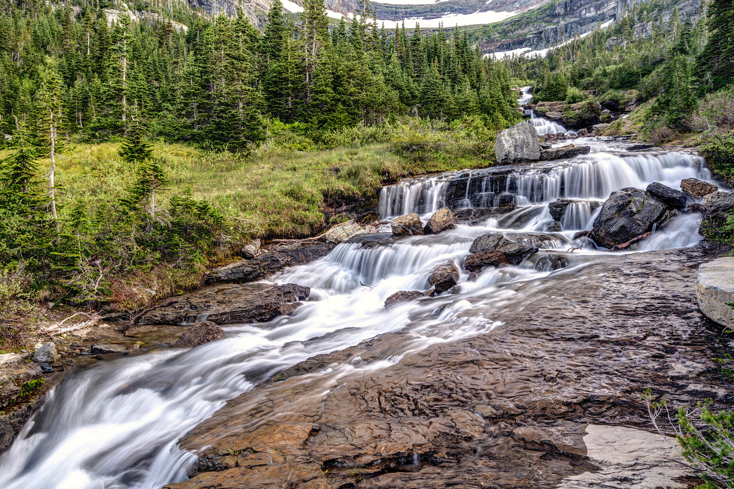 Lunch Creek Lunch Creek is a small creek just east of the Logan Pass Visitor Center, at the peak of Going-to-the-Sun Road, in Montana's spectacular...