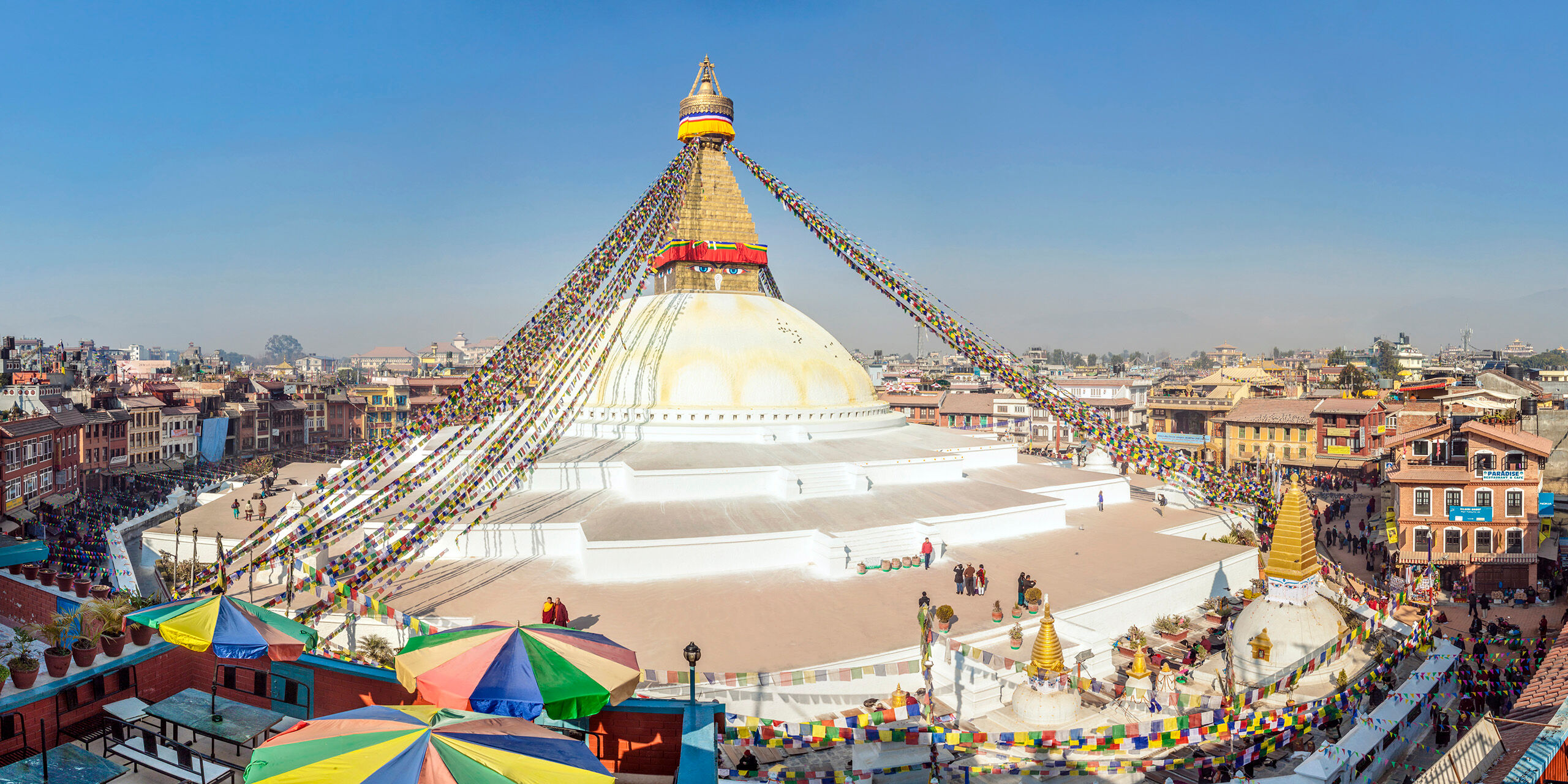 Boudinath Boudinath (also spelled Boudhanath) is a large Buddhist stupa located about 11 miles from the center of Kathmandu. This stupa...