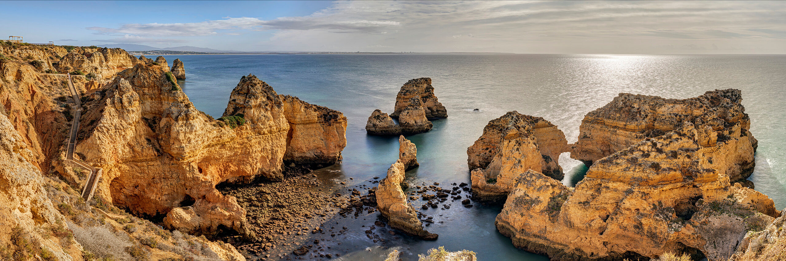 Ponta da Piedade Panorama Ponta da Piedade is the tip of the small peninsula upon which the cute Portuguese town of Lagos is built. Maybe not the best...