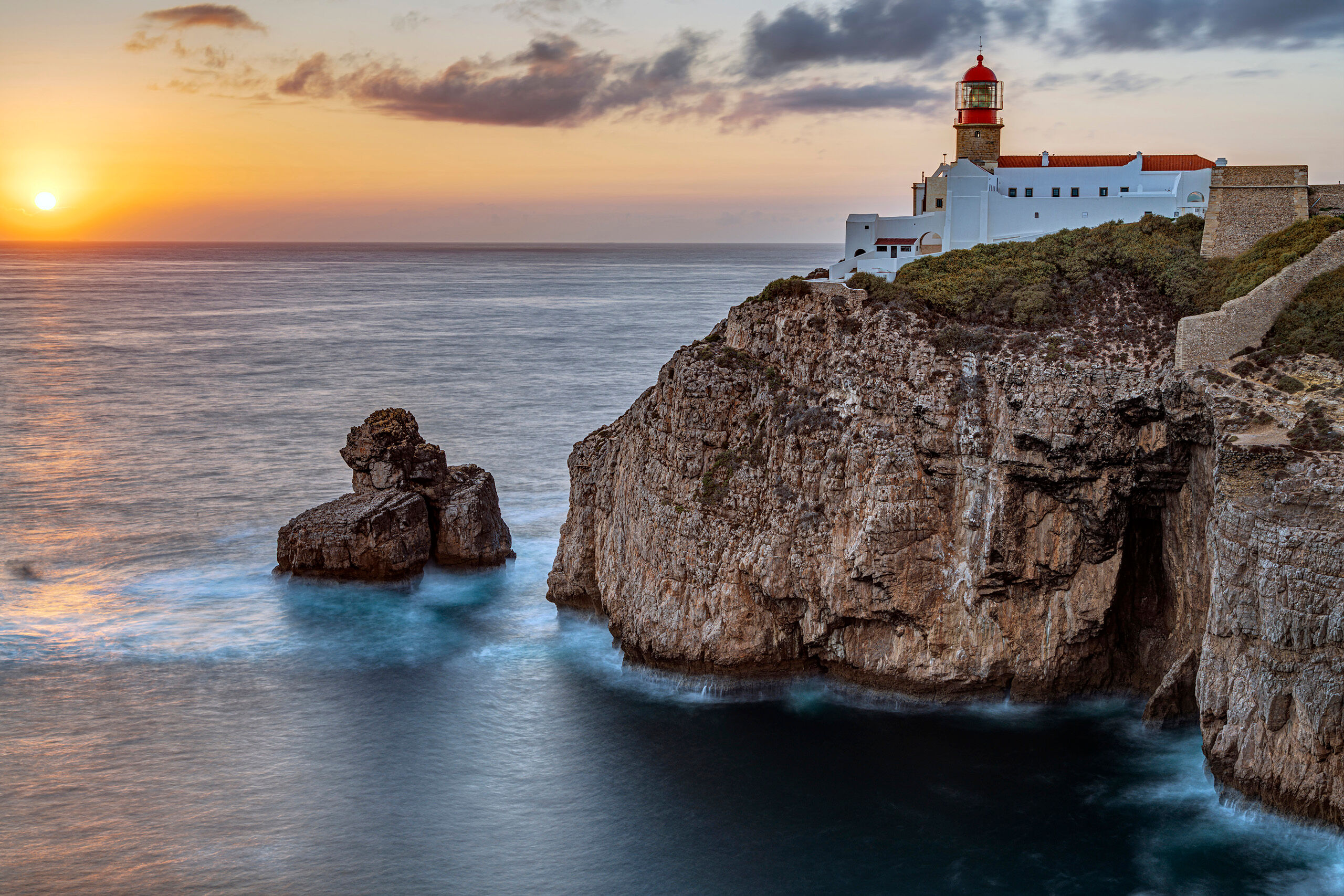 Sao Vicente Lighthouse Sao Vicente Lighthouse, like so many historic places in Europe, has been built, destroyed, and rebuilt throughout history. The...