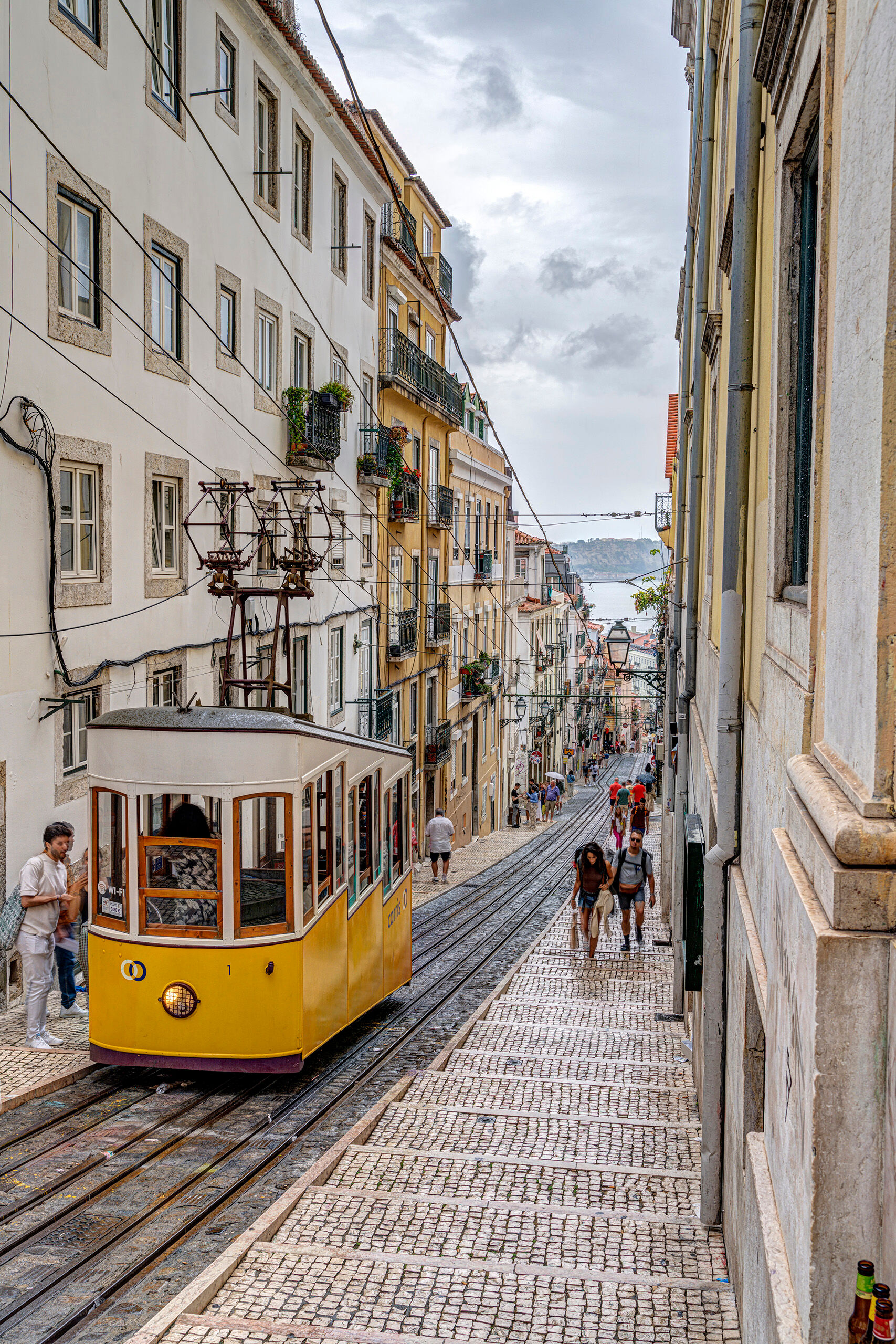 Yellow Electrico Lisbon is a beautiful city that also happens to have some unique ways of getting around, including this yellow 'electrico.' Well...