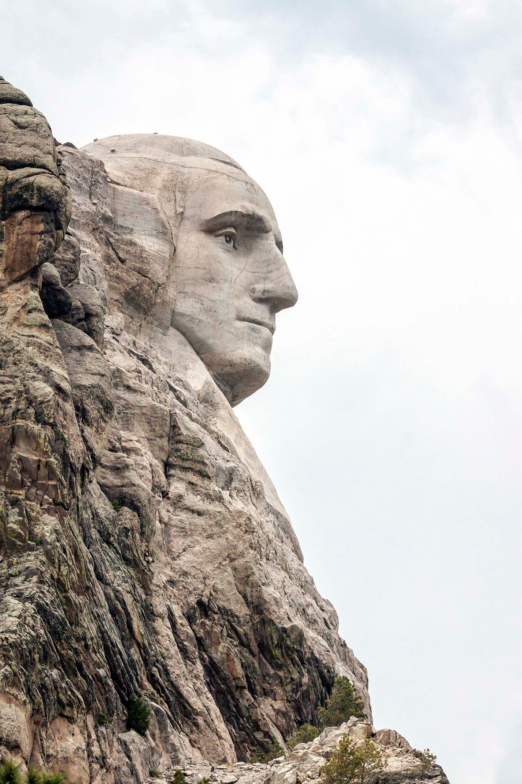 Washington A different view of Mt. Rushmore.