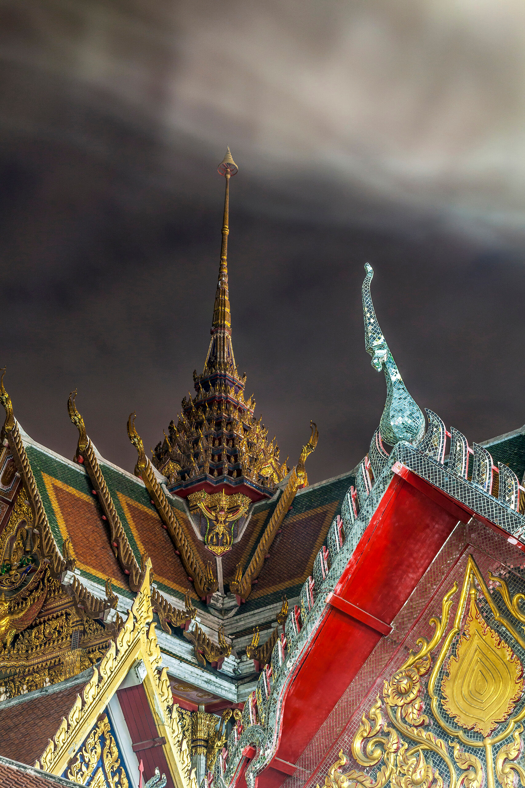 Chulalongkom at Night Bangkok is filled with temples. This one was on the grounds of Chulalongkom University, and when I stopped here, there was some...