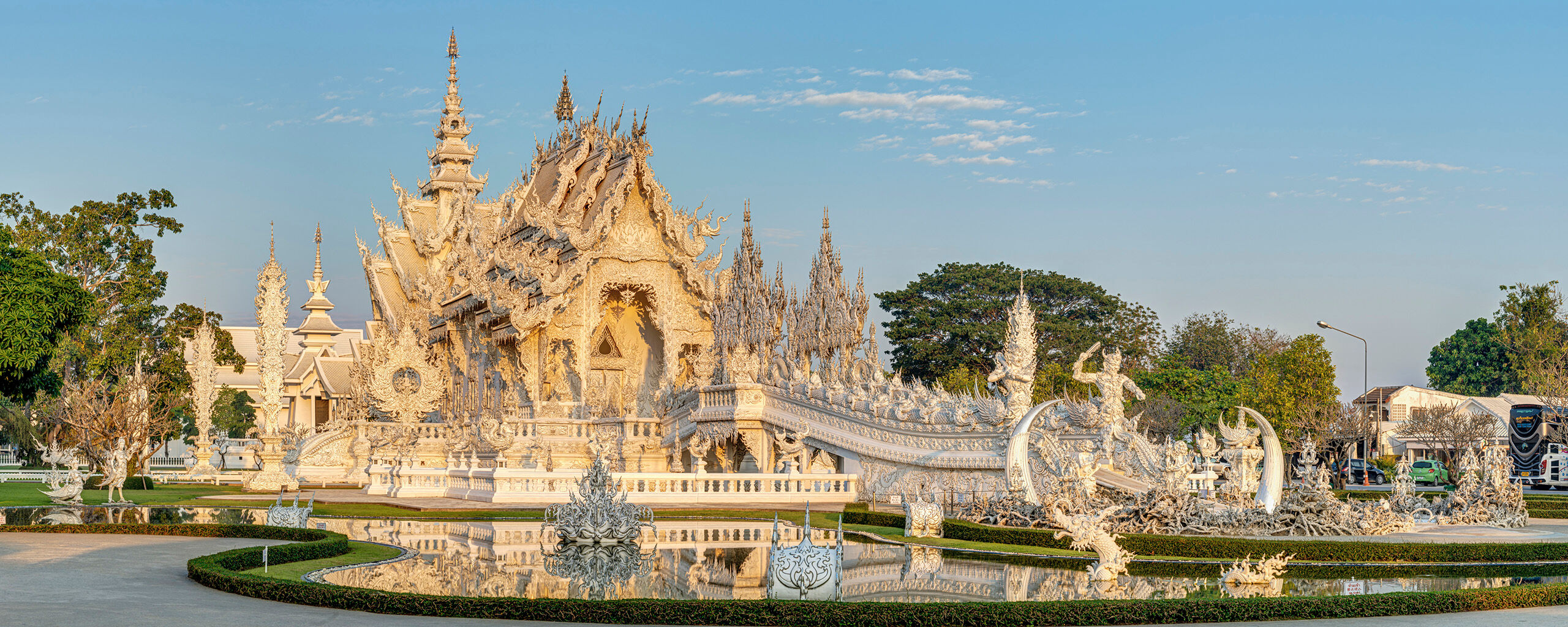 White Temple Sunrise Panorama The first half of my early 2020 trip to Thailand was mostly spent in the mountainous northern portion of the country, in and...
