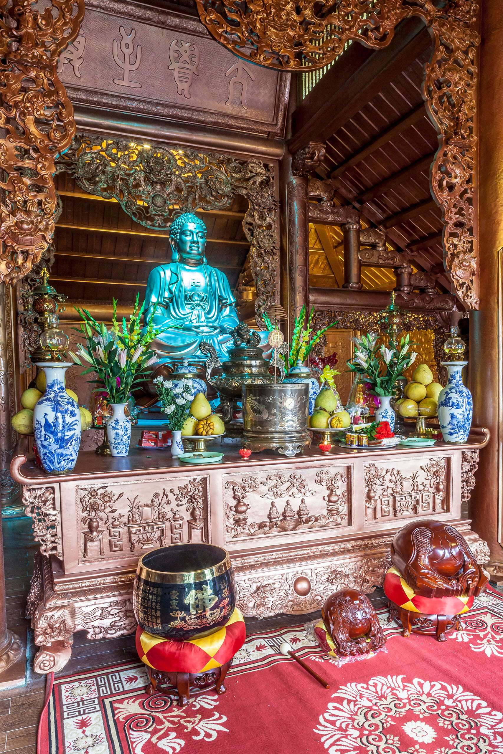 Buddhist Temple in Vietnam I took this photo when I stopped to stretch my legs when I was riding my motorcycle from Hanoi to Tam Dao National Park, in Vietnam...