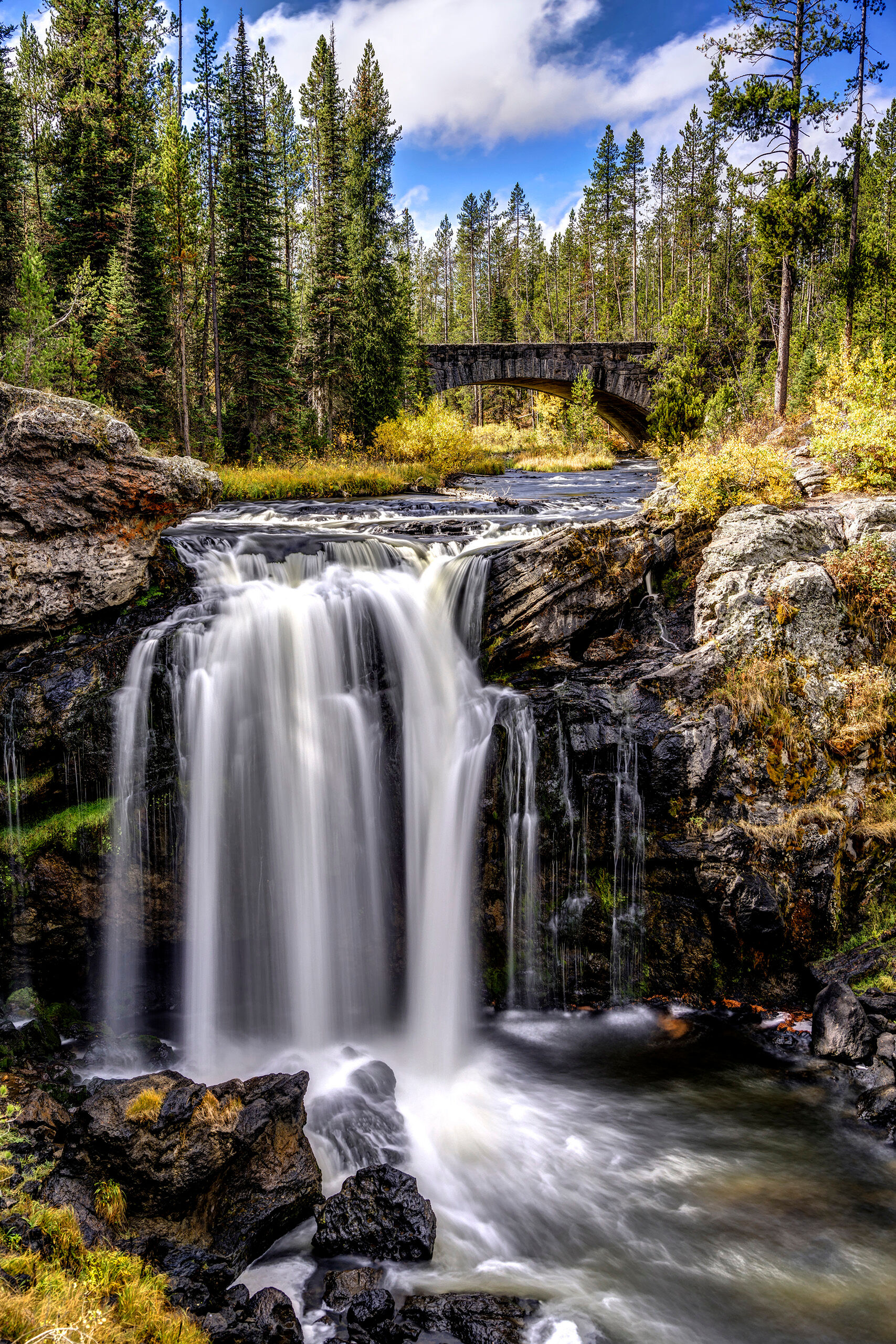 Moose Falls in Autumn Moose Falls is one of Yellowstone's many secret spots. I've shot the falls in the past on an overcast day, but when I visited...